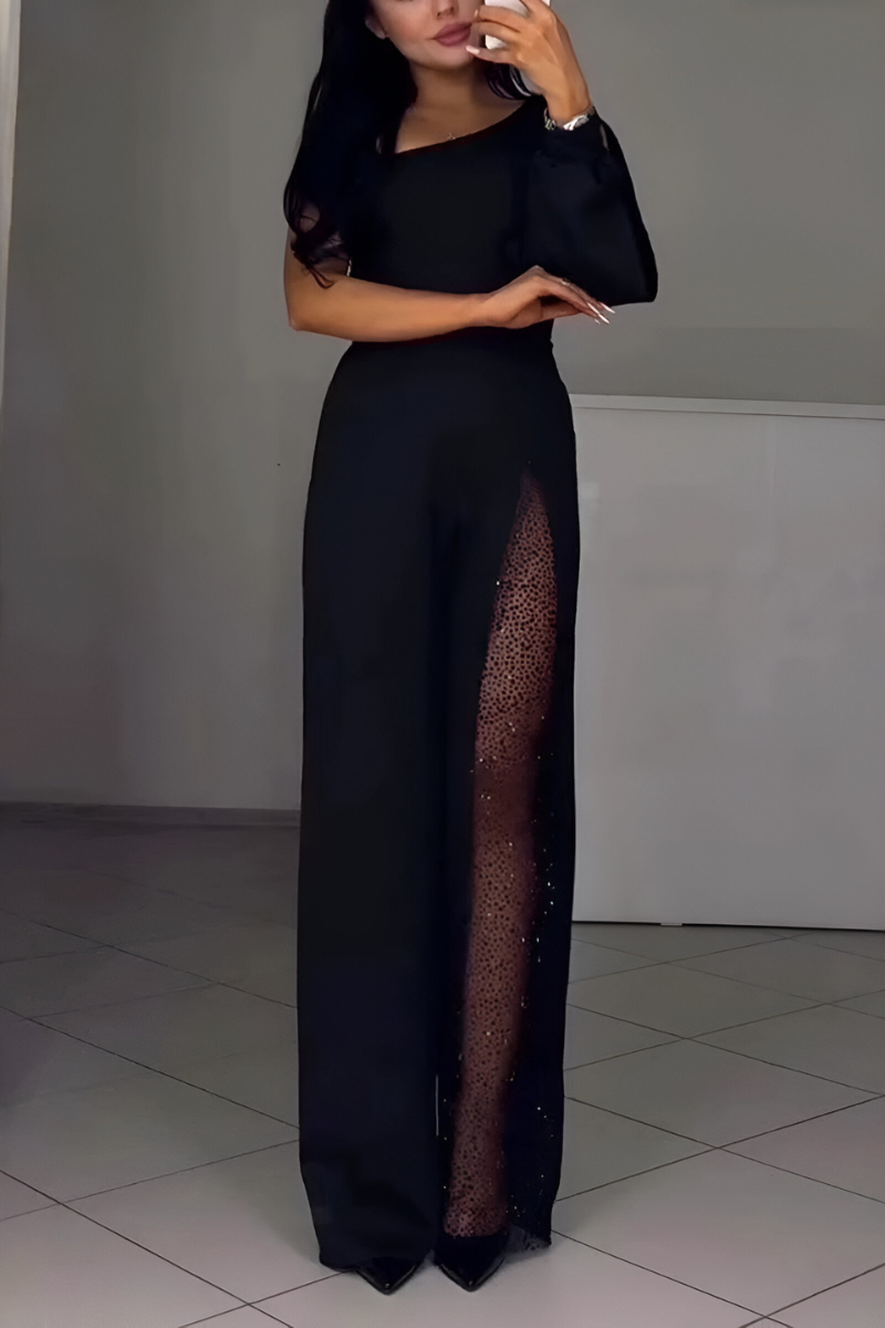 NORVIAS | Modern Wide Leg Jumpsuit