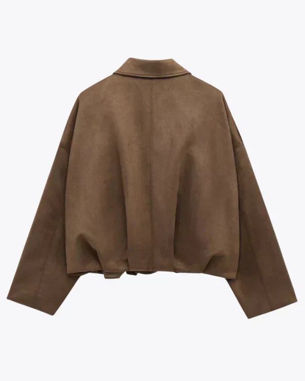 NORVIAS | Stylish Oversized Bomber Jacket