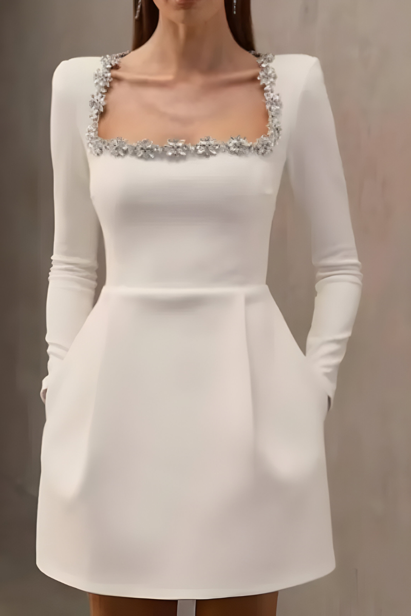 NORVIAS | Klassisches Samt-Cocktailkleid