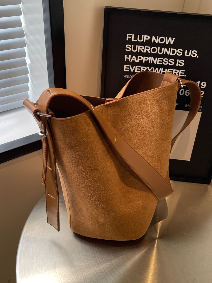 NORVIAS | Elegant Versatile Suede Bag