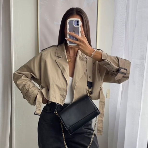 NORVIAS | Short Urban Trench Coat