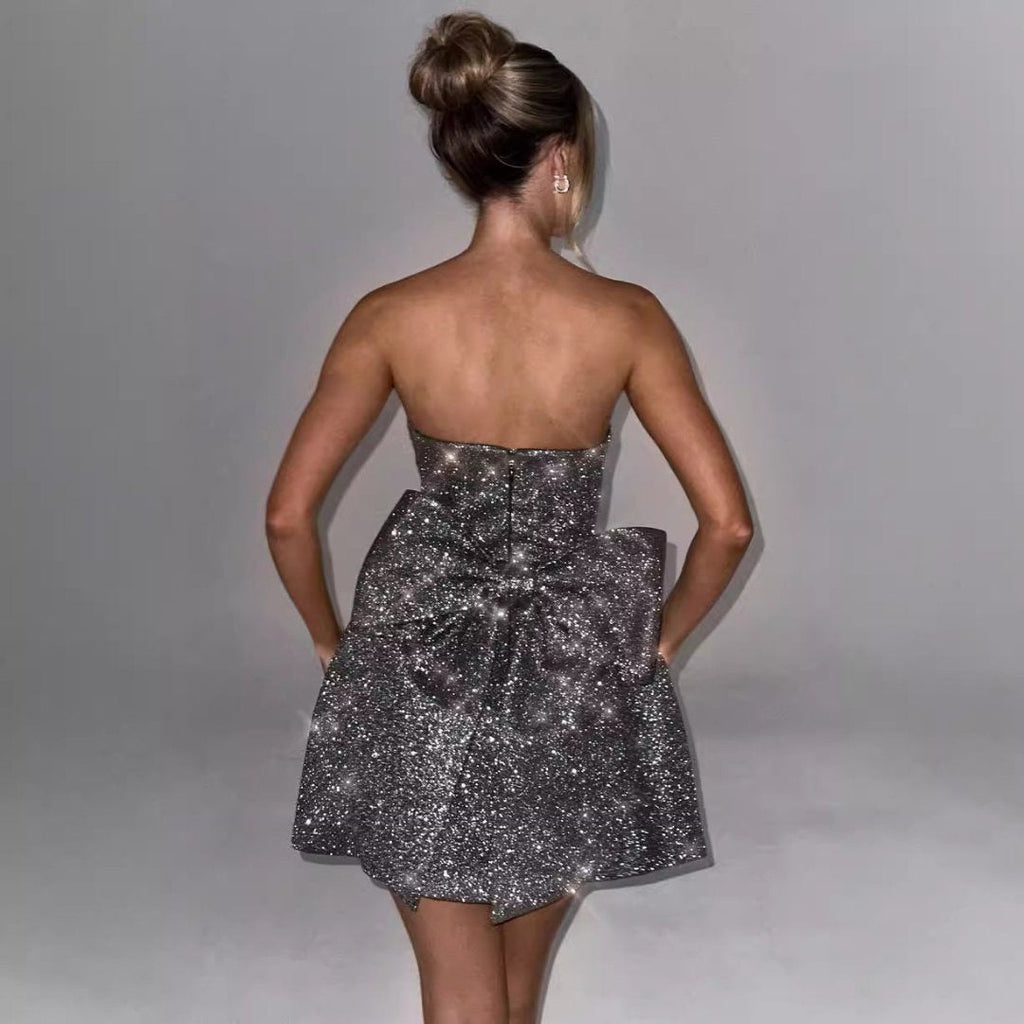 NORVIAS | Sequin Cocktail Mini Dress