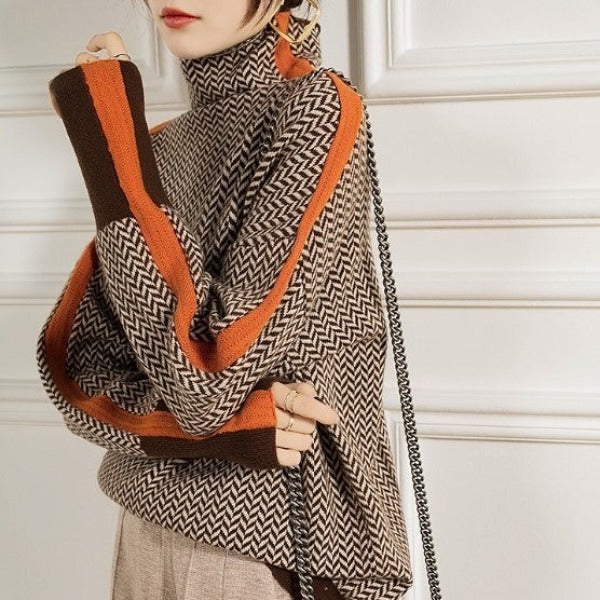 NORVIAS | Stand-Up Collar Pullover