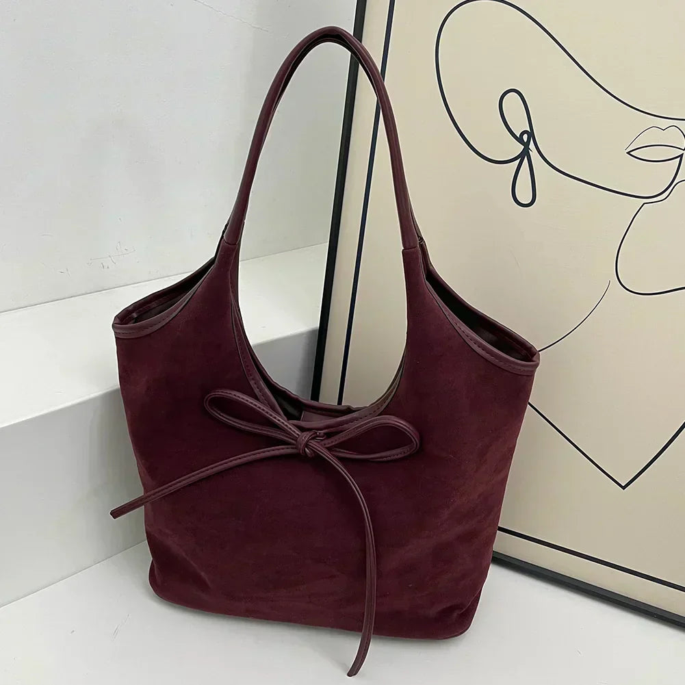CELINA™ | Elegant Bow Bucket Bag