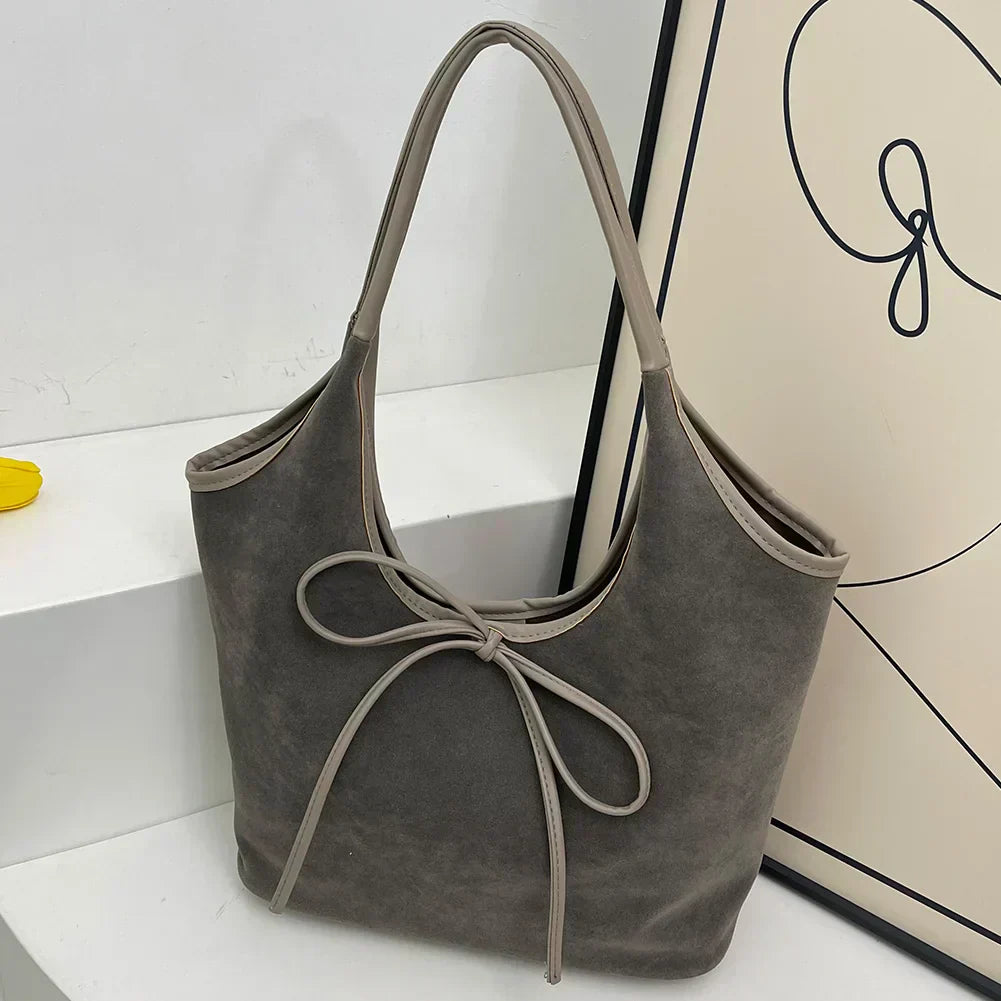 CELINA™ | Elegant Bow Bucket Bag