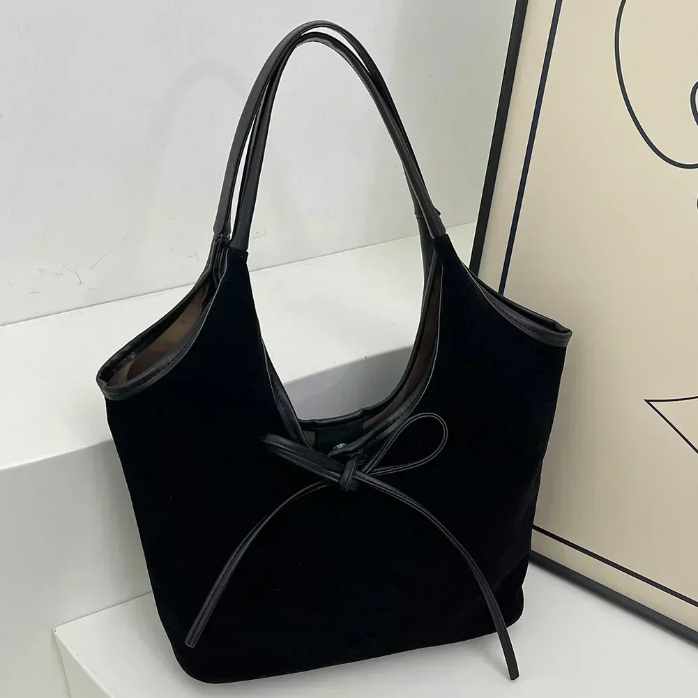 CELINA™ | Elegant Bow Bucket Bag