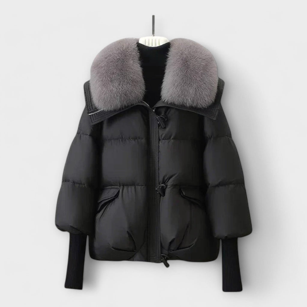 NORVIAS | Elegant Women's Fur-Lined Jacket