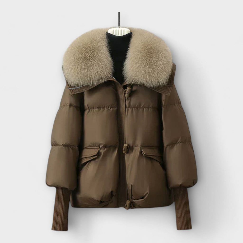 NORVIAS | Elegant Women's Fur-Lined Jacket