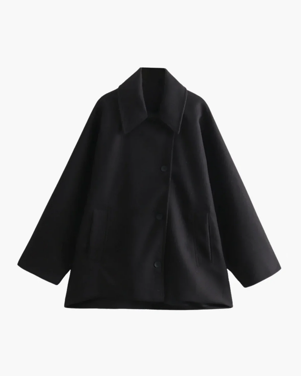 NORVIAS | Oversized Wool Winter Coat