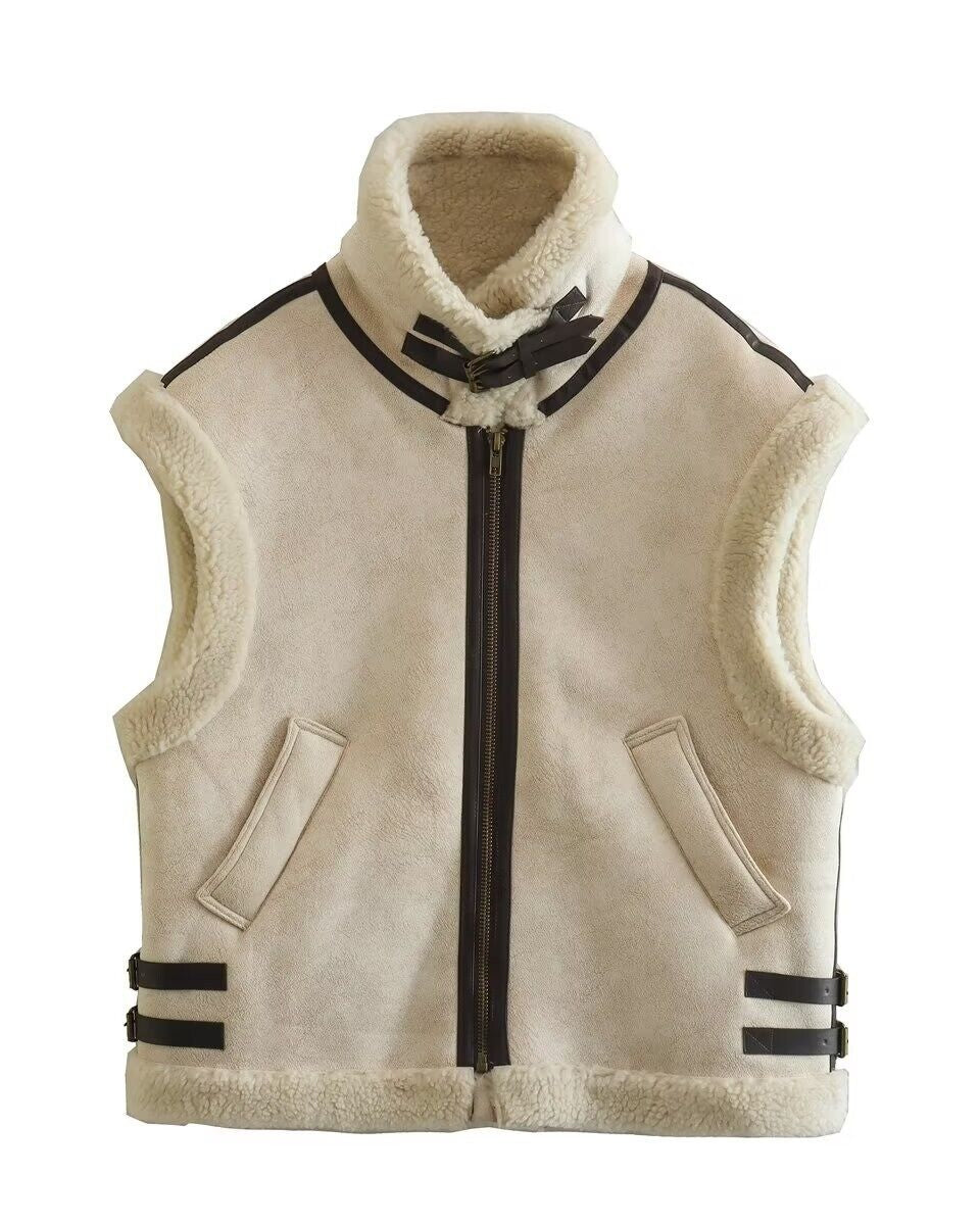 NORVIAS | Cozy Teddy Vest for Winter