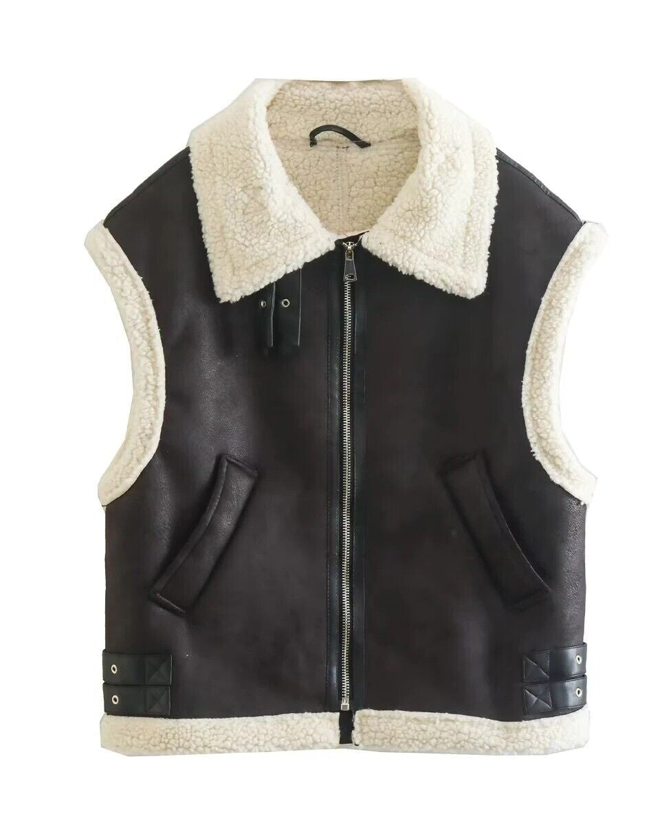 NORVIAS | Cozy Teddy Vest for Winter