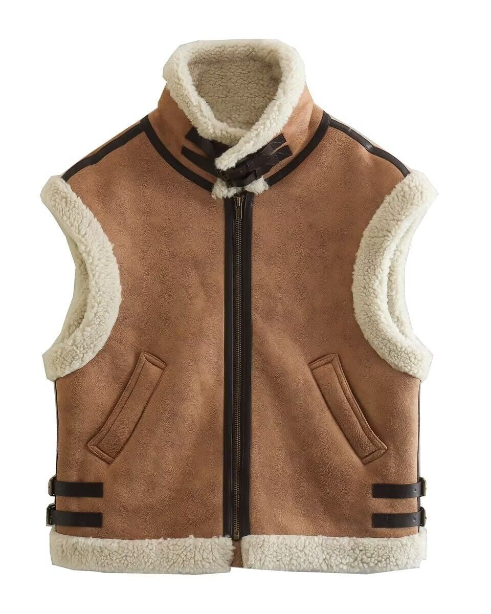 NORVIAS | Cozy Teddy Vest for Winter