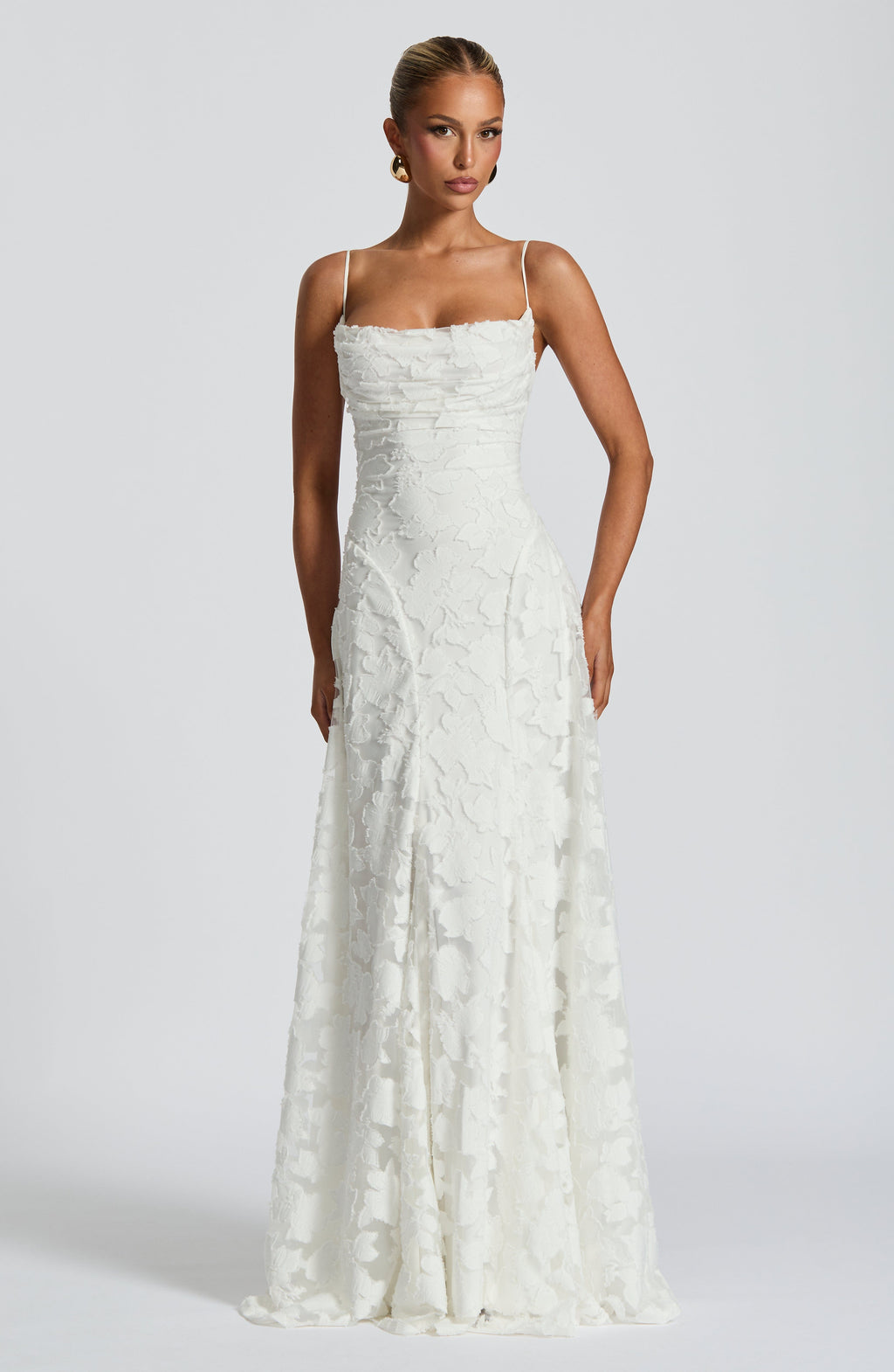 NORVIAS | Fließendes Eleganz Maxikleid