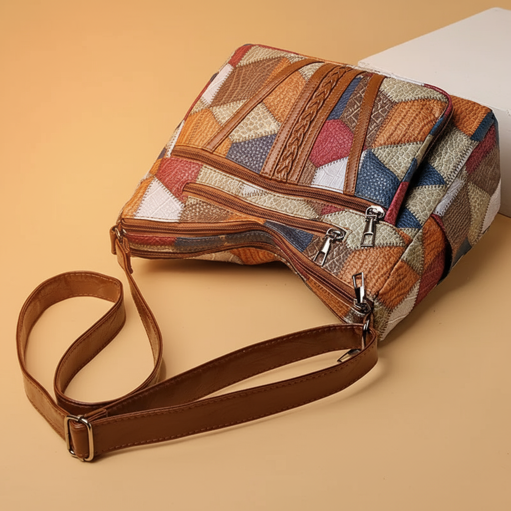 NORVIAS | Mozaīkas izšuvuma rokassoma