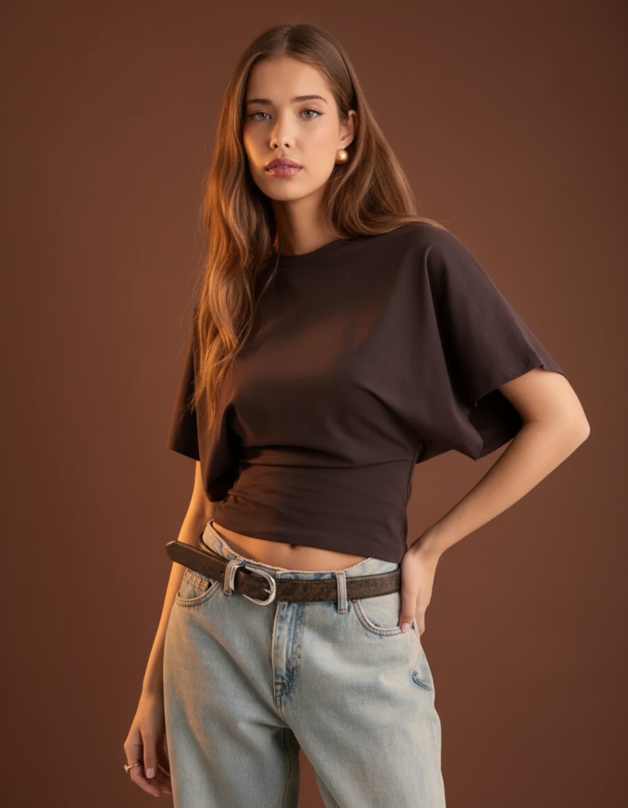 NORVIAS | Figure-Hugging Icon Top