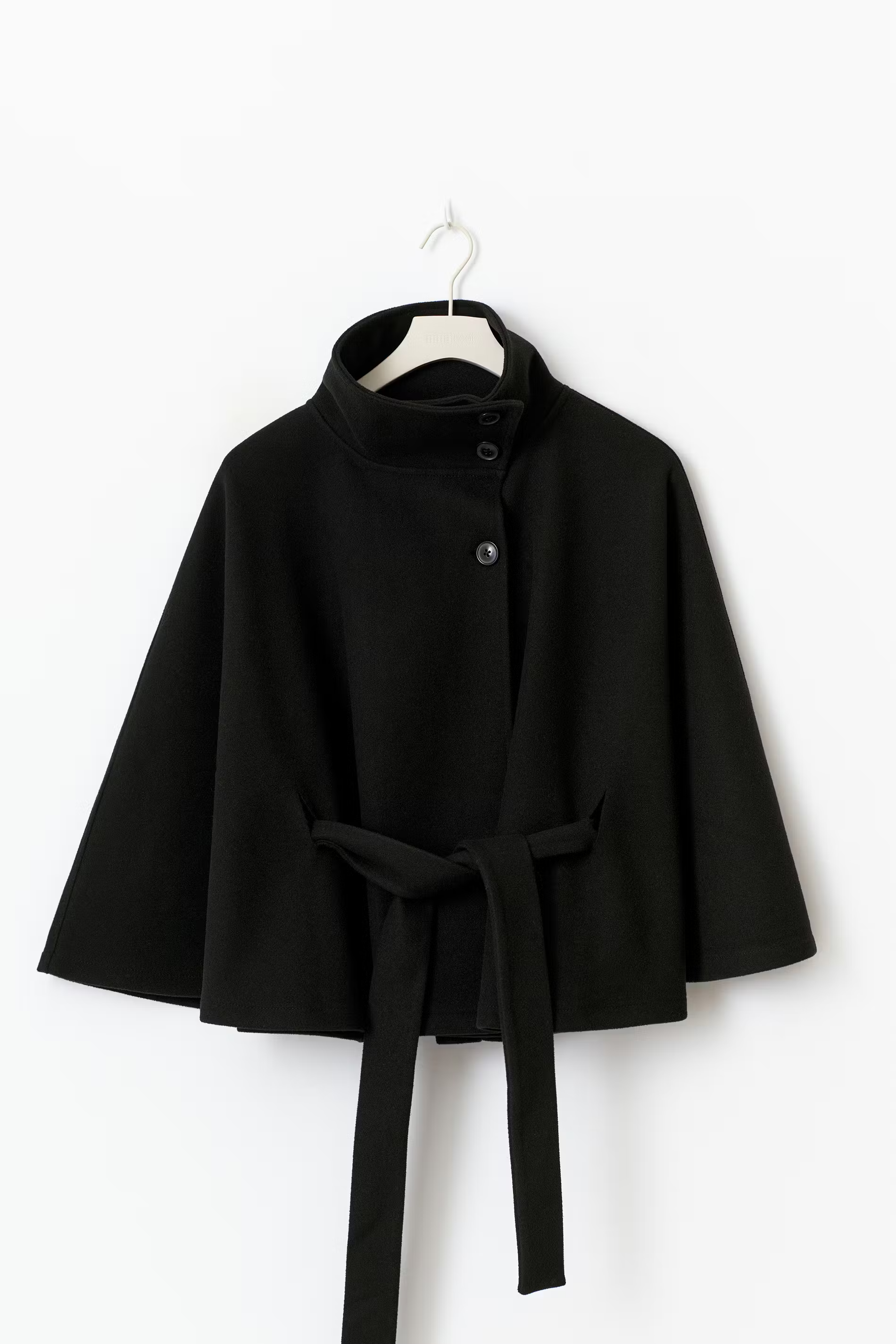 NORVIAS | Elegant Cape Coat with Belt