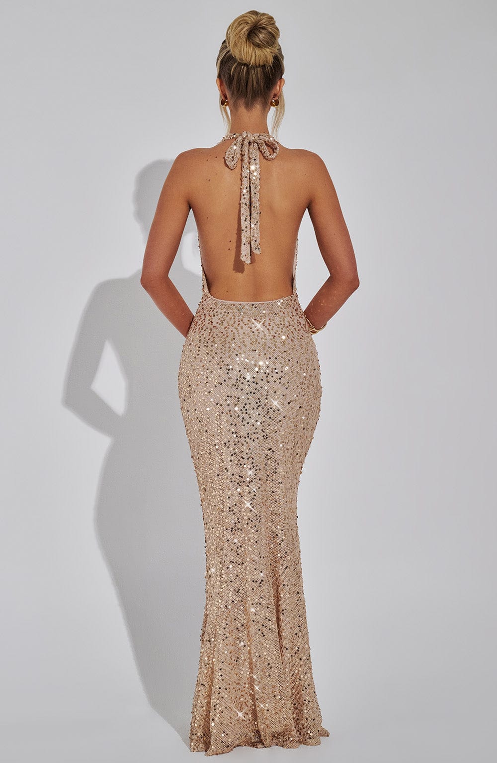 NORVIAS | Luxury Sequin Maxi Dress