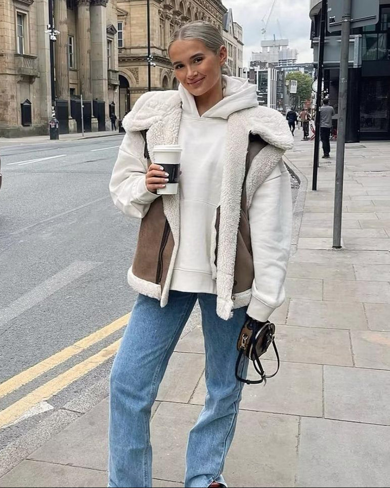 NORVIAS | Cozy Teddy Vest for Winter