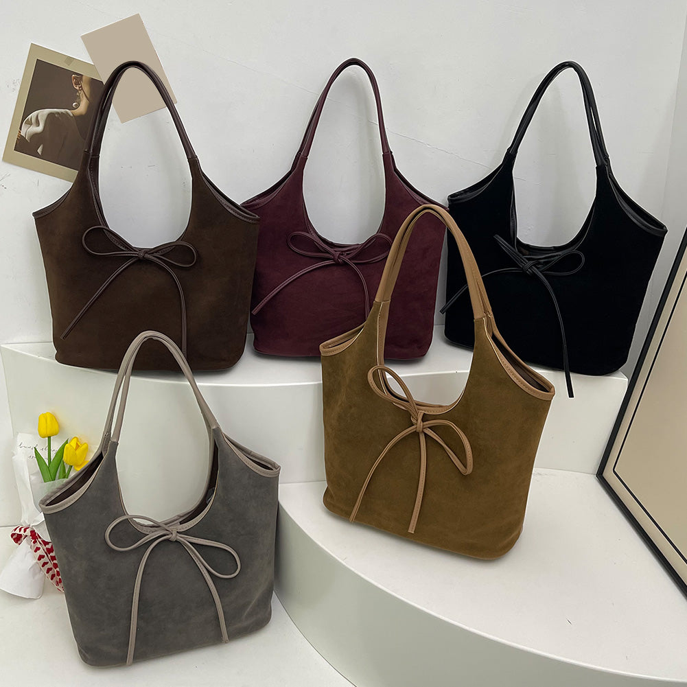 CELINA™ | Elegant Bow Bucket Bag